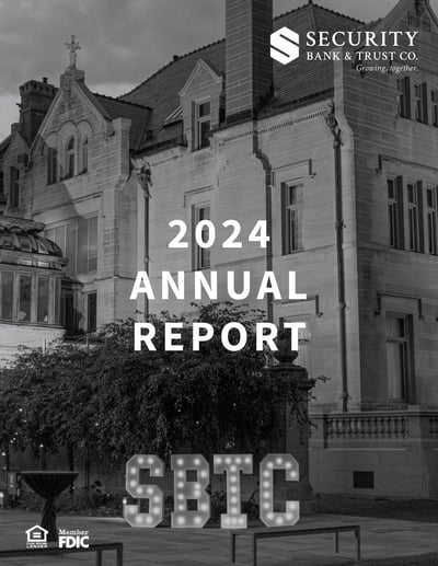 Cover of the 2024 Security Bank & Trust Co. Annual Report