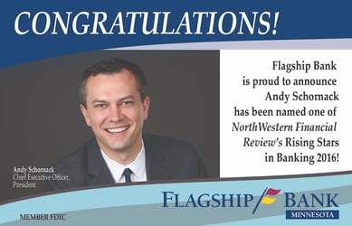 Andy Schornack is named NorthWestern Financial Review's Rising Star