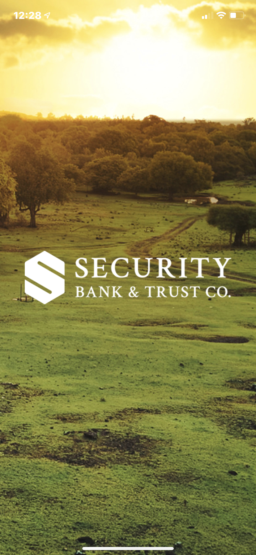 Security Bank & Trust Co App Screen