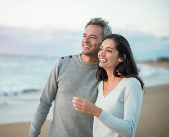 couple on beach